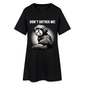 Ne me dérangez pas Propriétaires havanais - Robe T-shirt Femme - noir - Devant