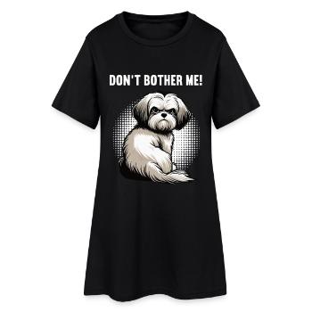 Ne me dérangez pas Propriétaires havanais - Robe T-shirt Femme - noir - Devant