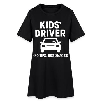 Mama Taxi - Kids Driver Muttertag Geschenk - Frauen T-Shirt-Kleid - Schwarz - Vorne