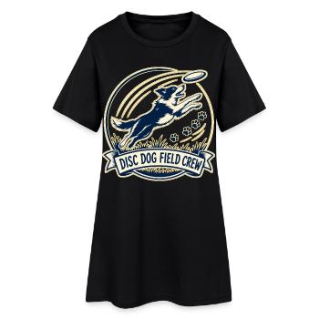 ÉQUIPE DE TERRAIN DISC DOG Hund - Robe T-shirt Femme - noir - Devant