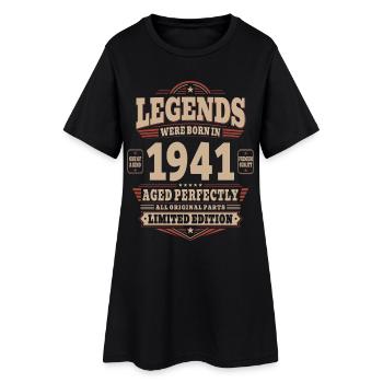 Cadeau pour 85 ans Mari 1941 Vintage Rétro - Robe T-shirt Femme - noir - Devant