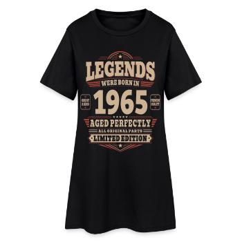 61. Geburtstag Geschenk Mann 1965 Vintage Retro - Frauen T-Shirt-Kleid - Schwarz - Vorne