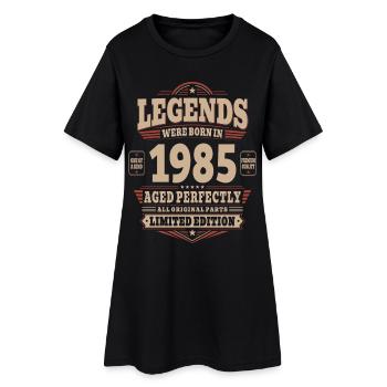 41. Geburtstag Geschenk Mann 1985 Vintage Retro - Frauen T-Shirt-Kleid - Schwarz - Vorne