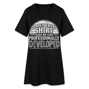 Entwickler Humor - Frauen T-Shirt-Kleid - Schwarz - Vorne