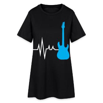 Funny Musician - Women’s T-Shirt Dress - black - Front
