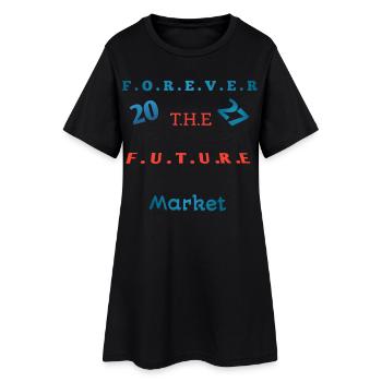 Forever 20 The Future Market - Women’s T-Shirt Dress - black - Front