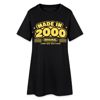 Made in 2000 Original Limited - Women’s T-Shirt Dress - black - Front