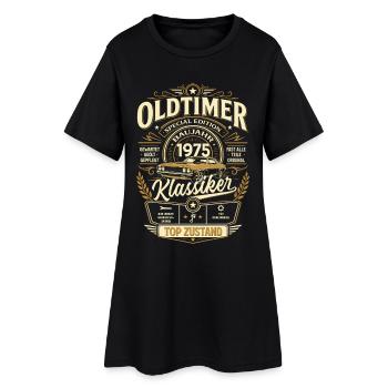 51. Geburtstag Geschenk Mann Vintage Oldtimer 1975 - Frauen T-Shirt-Kleid - Schwarz - Vorne