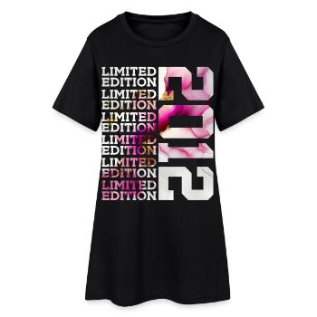 ÉDITION LIMITÉE 2012 - 14 ANS - 14E ANNIVERSAIRE - Robe T-shirt Femme - noir - Devant