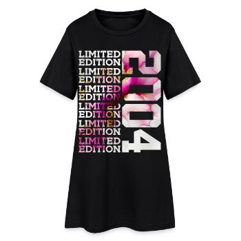 LIMITED EDITION 2004 - 22 YEARS - 22ND BIRTHDAY - Women’s T-Shirt Dress - black - Front