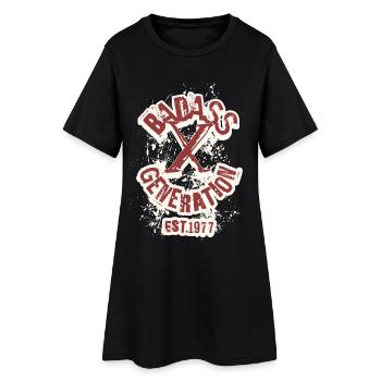 Badass Generation X 1977 - Robe T-shirt Femme - noir - Devant
