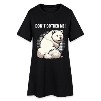 Ne me dérange pas Propriétaire des Samoyèdes - Robe T-shirt Femme - noir - Devant