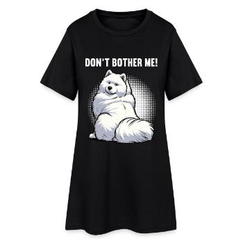 Ne me dérange pas Propriétaire des Samoyèdes - Robe T-shirt Femme - noir - Devant