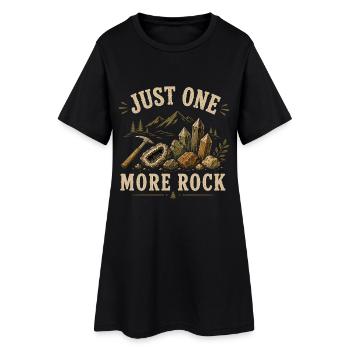 Collecte de pierres géologique Collecteur de pierres - Robe T-shirt Femme - noir - Devant