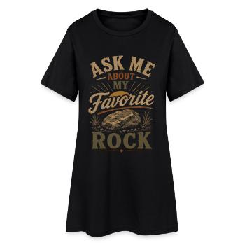 Amoureux du Rocher, Géologie, Pierres de la Nature, - Robe T-shirt Femme - noir - Devant