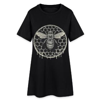 Accessoires pour apiculteur de colonie d’abeilles : Drôles - Robe T-shirt Femme - noir - Devant