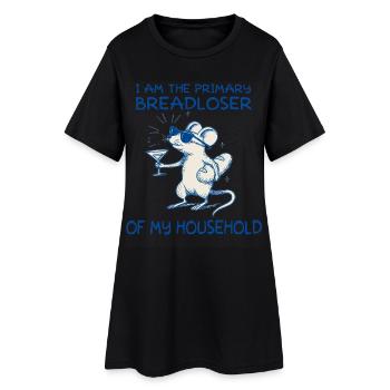 Principal soutien financier de ma maison - Robe T-shirt Femme - noir - Devant