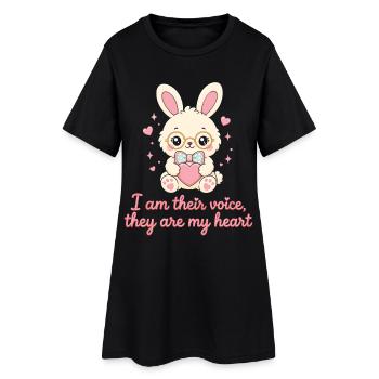 Enseignant en éducation spécialisée pour l’orthophonie - Robe T-shirt Femme - noir - Devant