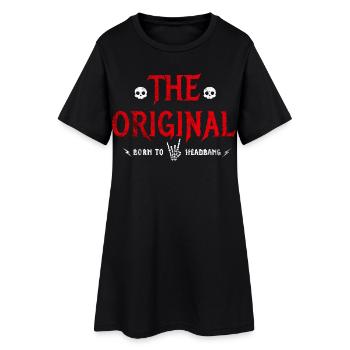 Père et fils métalleux – The Original - Robe T-shirt Femme - noir - Devant