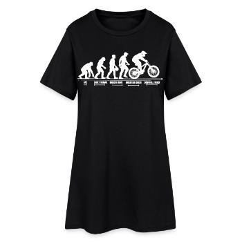 Cadeau VTT Evolution pour VTT en descente - Robe T-shirt Femme - noir - Devant