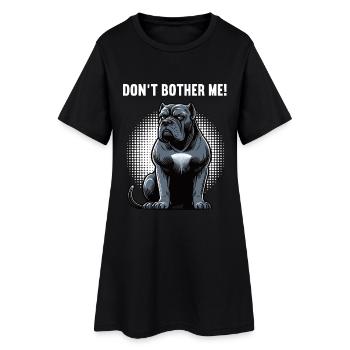 Ne me dérange pas Cane Cane Cane Corsos Corsos Porte-cours - Robe T-shirt Femme - noir - Devant