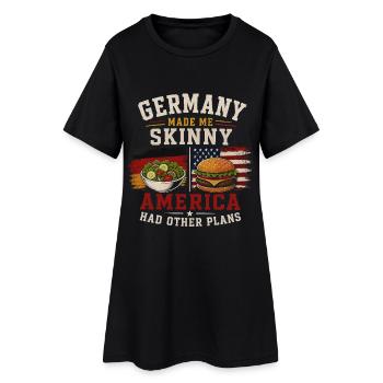 Origine et tradition germano-américaines - Robe T-shirt Femme - noir - Devant
