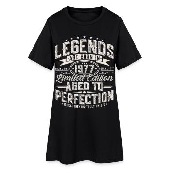 1977 Vintage Vintage Birthday Gift Retro - Women’s T-Shirt Dress - black - Front