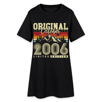 Original octobre 2006 – 20e anniversaire Millésime - Robe T-shirt Femme - noir - Devant