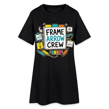 ÉQUIPE DE FRAME ARROW - Robe T-shirt Femme - noir - Devant