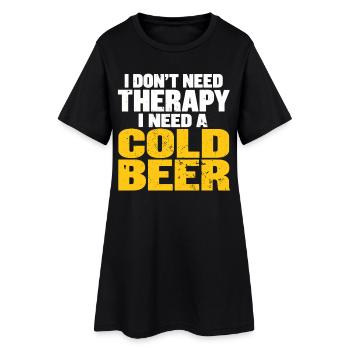 Maître brasseur Brasseur, Amateur de bière Cadeau de bière - Robe T-shirt Femme - noir - Devant