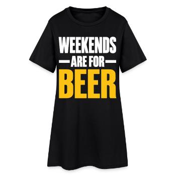 Beer Lover, Beer Hops, Culture de la bière - Robe T-shirt Femme - noir - Devant