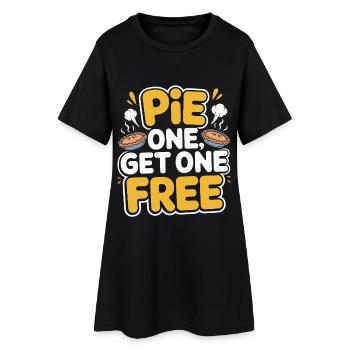 Chef pâtissier Tarte Un Et Un Gâteau Dessert Gratuit - Robe T-shirt Femme - noir - Devant