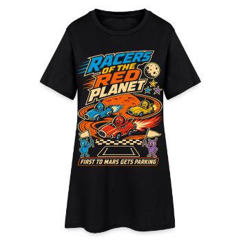 Mars Racing Alien Racer - Robe T-shirt Femme - noir - Devant