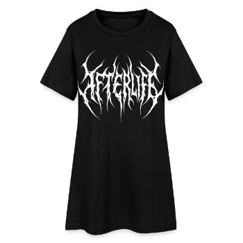 Lettrage métallique Aggressive Beyond Thorns - Robe T-shirt Femme - noir - Devant