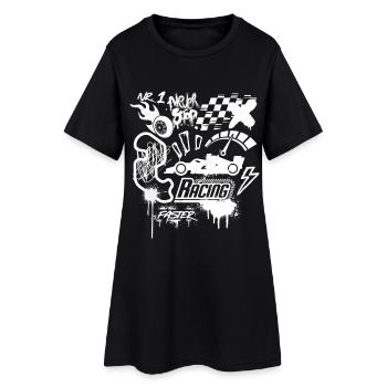 Never Stop Racing - Robe T-shirt Femme - noir - Devant