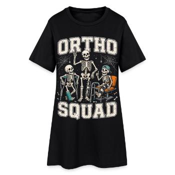 Infirmière Infirmière Halloween - Robe T-shirt Femme - noir - Devant