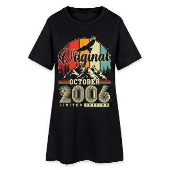 Original octobre 2006 – 20e anniversaire Millésime - Robe T-shirt Femme - noir - Devant