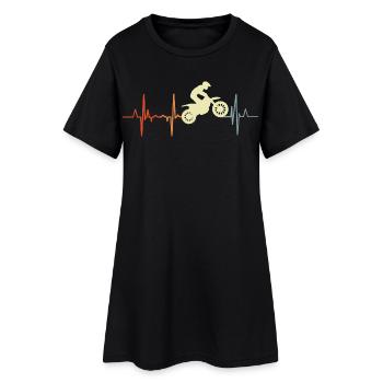J’adore le motocross - Robe T-shirt Femme - noir - Devant