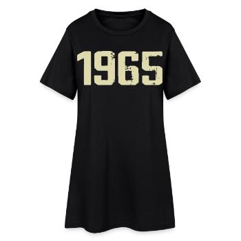 Jubiläum 1965 - Frauen T-Shirt-Kleid - Schwarz - Vorne