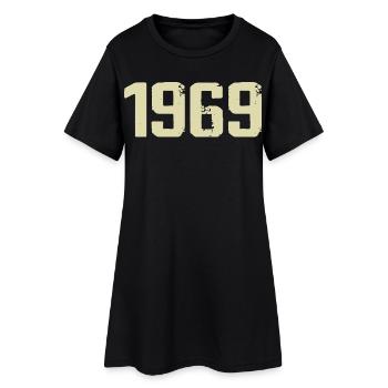 Jubilé 1969 - Robe T-shirt Femme - noir - Devant