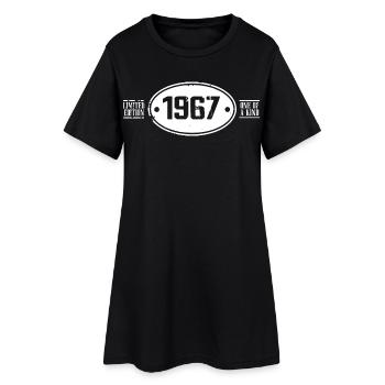 1967 Anniversaire 1967 - Robe T-shirt Femme - noir - Devant