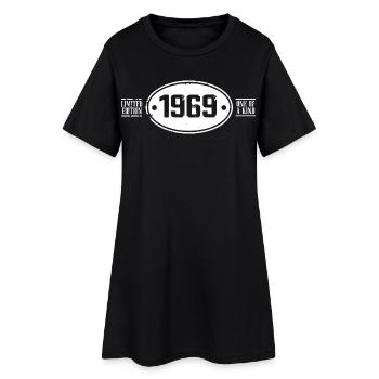 1969 Anniversaire 1969 - Robe T-shirt Femme - noir - Devant