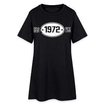 1972 Anniversaire 1972 - Robe T-shirt Femme - noir - Devant