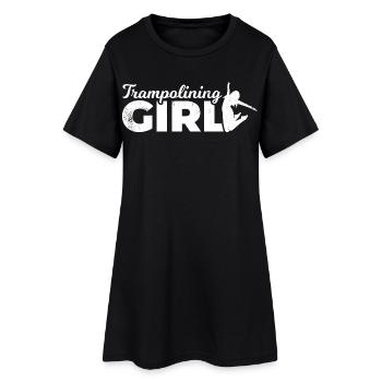 Trampoline jumper - Robe T-shirt Femme - noir - Devant