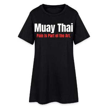 Eight Limbs. One Mind. | Muay Thai - Robe T-shirt Femme - noir - Devant