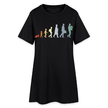 Développement d’un corniste - Robe T-shirt Femme - noir - Devant
