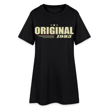 40. Geburtstag 40 Jahre Original 1985 - Frauen T-Shirt-Kleid - Schwarz - Vorne