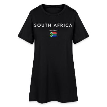 Drapeau sud-africain, fierté sud-africaine - Robe T-shirt Femme - noir - Devant