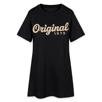 1979 Birthday Gift | Born in 1979 - Women’s T-Shirt Dress - black - Front