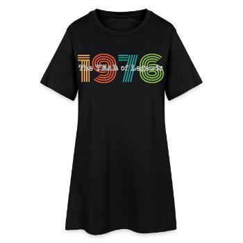 Vintage 1976 - Women’s T-Shirt Dress - black - Front